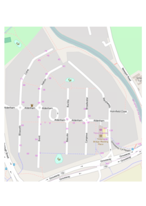 Map of potholes as of Easter 2016